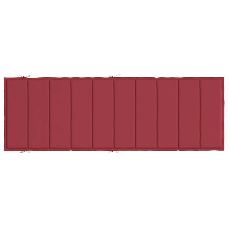 Pernă de șezlong, roșu vin, 186x58x4 cm, textil oxford