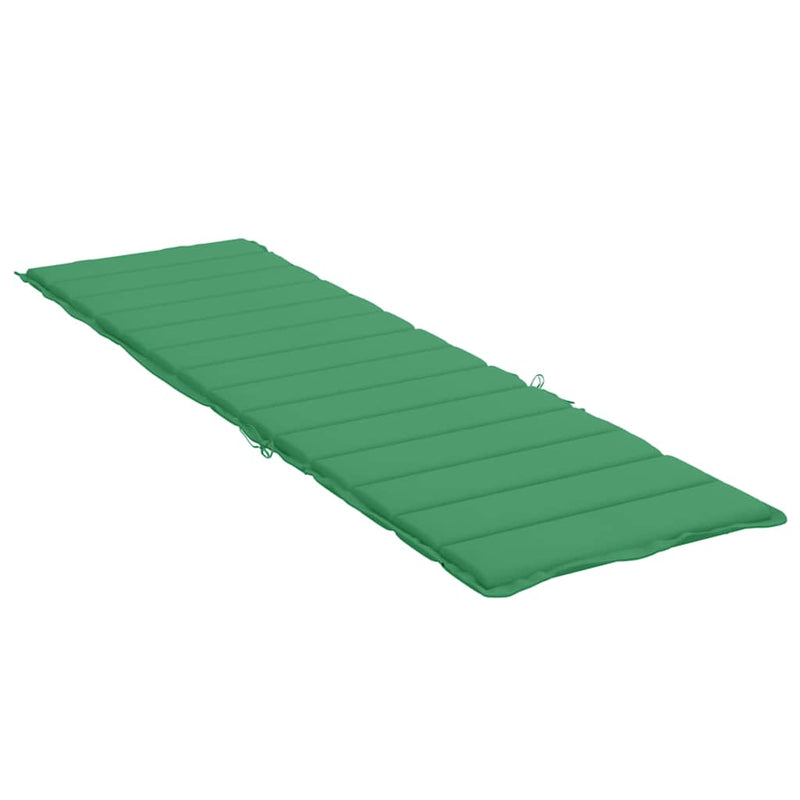 Pernă de șezlong, verde, 200x50x3 cm, textil oxford