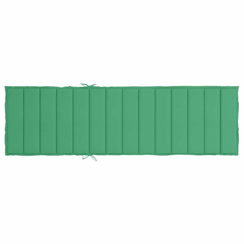 Pernă de șezlong, verde, 200x50x3 cm, textil oxford
