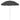 Umbrelă de soare de plajă, antracit, 240 cm