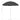 Umbrelă de soare de plajă, antracit, 240 cm
