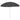 Umbrelă de soare de plajă, antracit, 300 cm