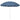 Umbrelă de soare de plajă, albastru, 240 cm