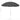 Umbrelă de soare de plajă, antracit, 240 cm