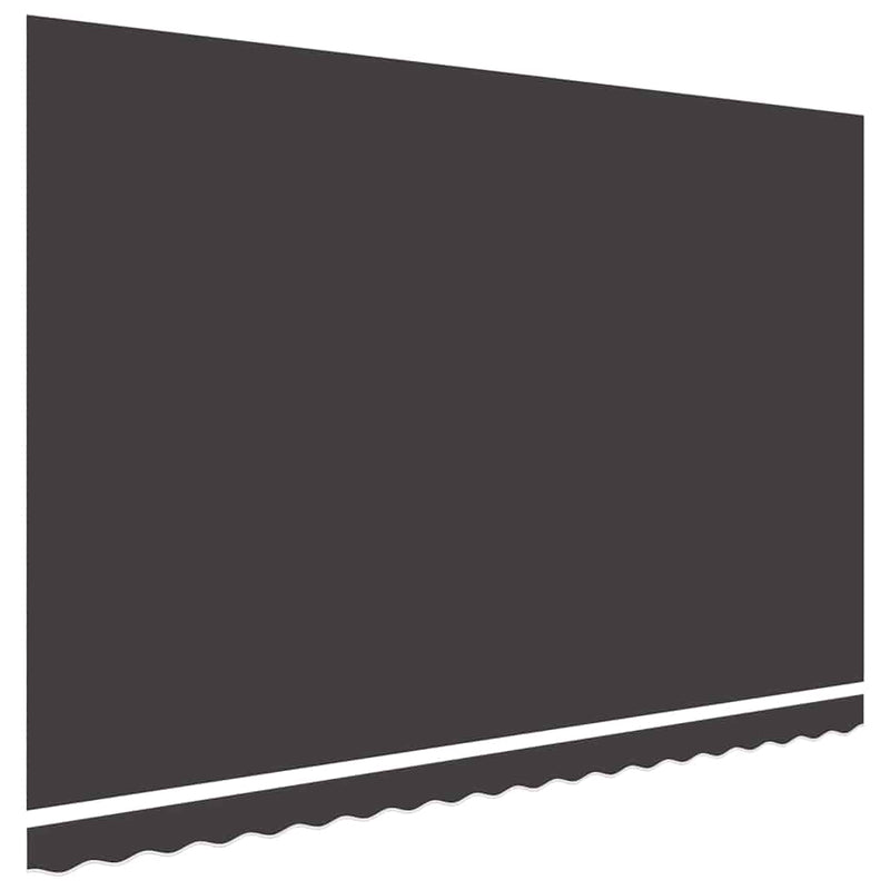 Pânză de rezervă copertină, antracit, 400x350 cm, poliester