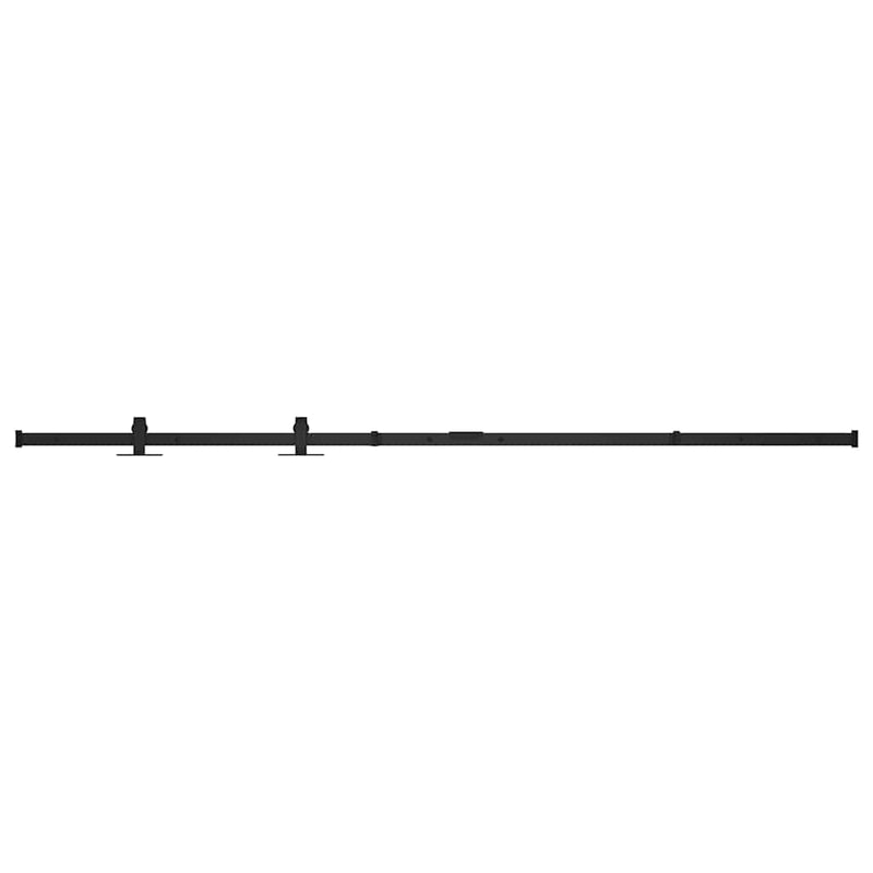 Set glisare ușă mini pentru dulap, oțel carbon, 122 cm