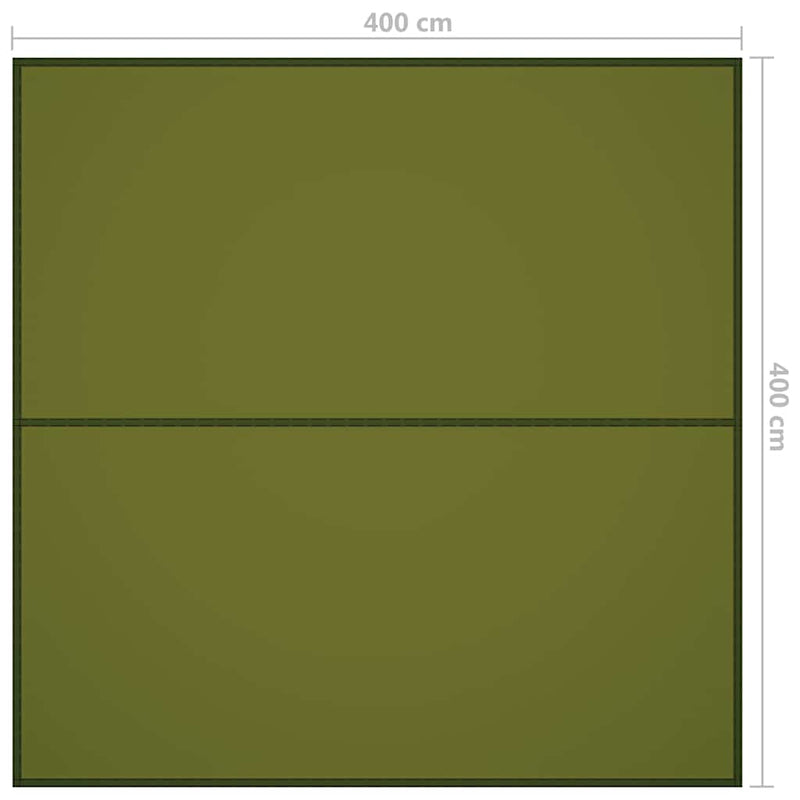 Prelată de exterior, verde, 4x4 m