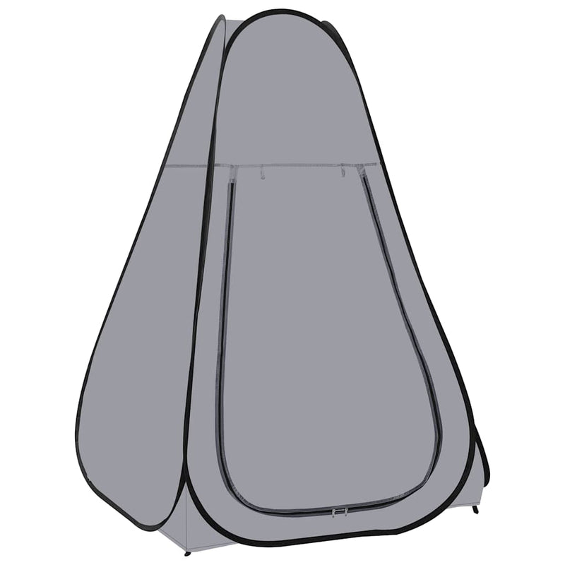 Cort de duș pop-up, gri