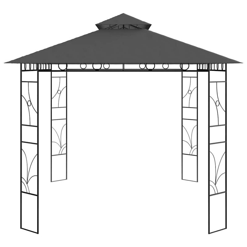 Pavilion, antracit, 4x3x2,7 m, 160 g/m²