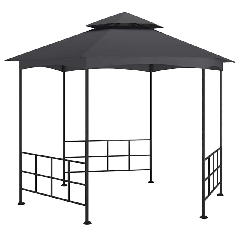 Pavilion cu pereți laterali, antracit, 3,1x2,7 m