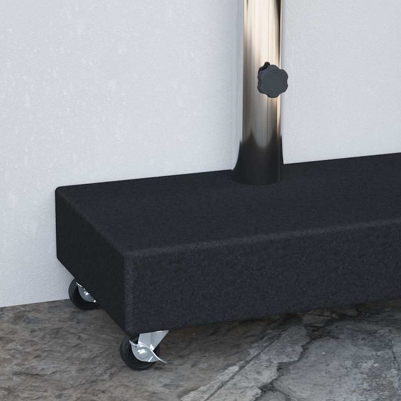 Suport pentru umbrelă, negru, 45x25x8 cm, granit