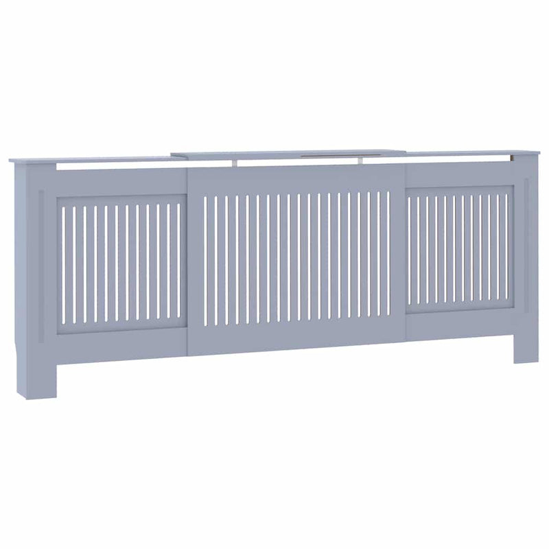 Mască pentru calorifer, gri, 205 cm, MDF