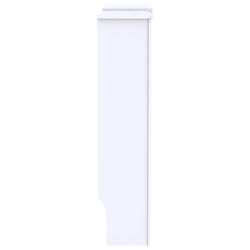Mască pentru calorifer, alb, 205 cm, MDF