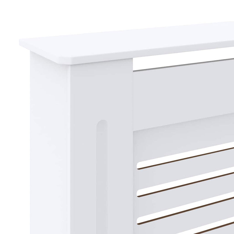 Mască pentru calorifer, alb, 205 cm, MDF