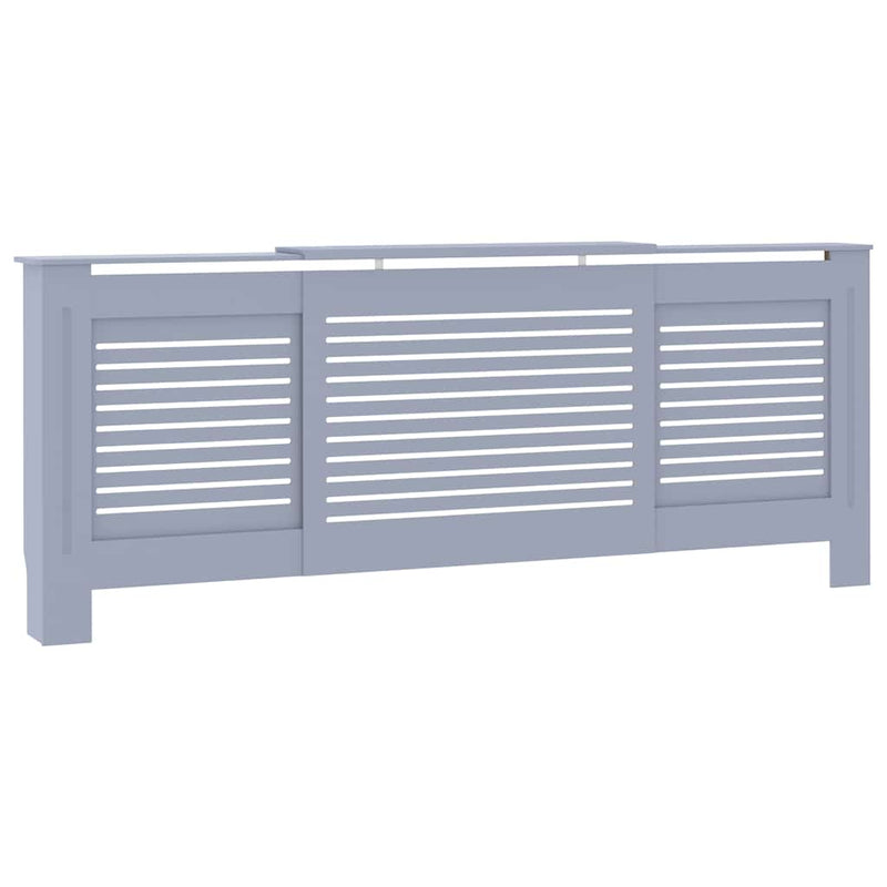 Mască pentru calorifer, gri, 205 cm, MDF