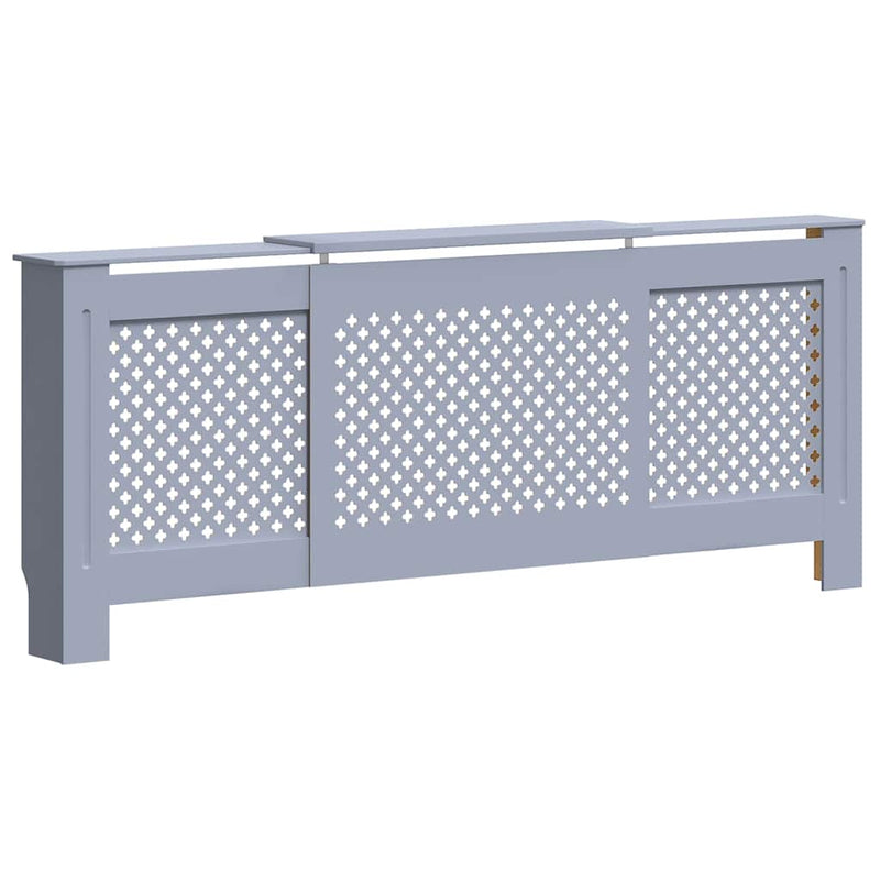 Mască pentru calorifer, gri, 205 cm, MDF
