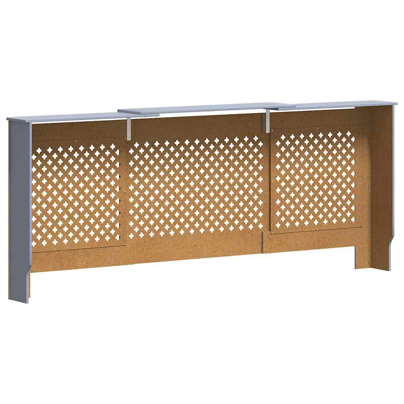 Mască pentru calorifer, gri, 205 cm, MDF