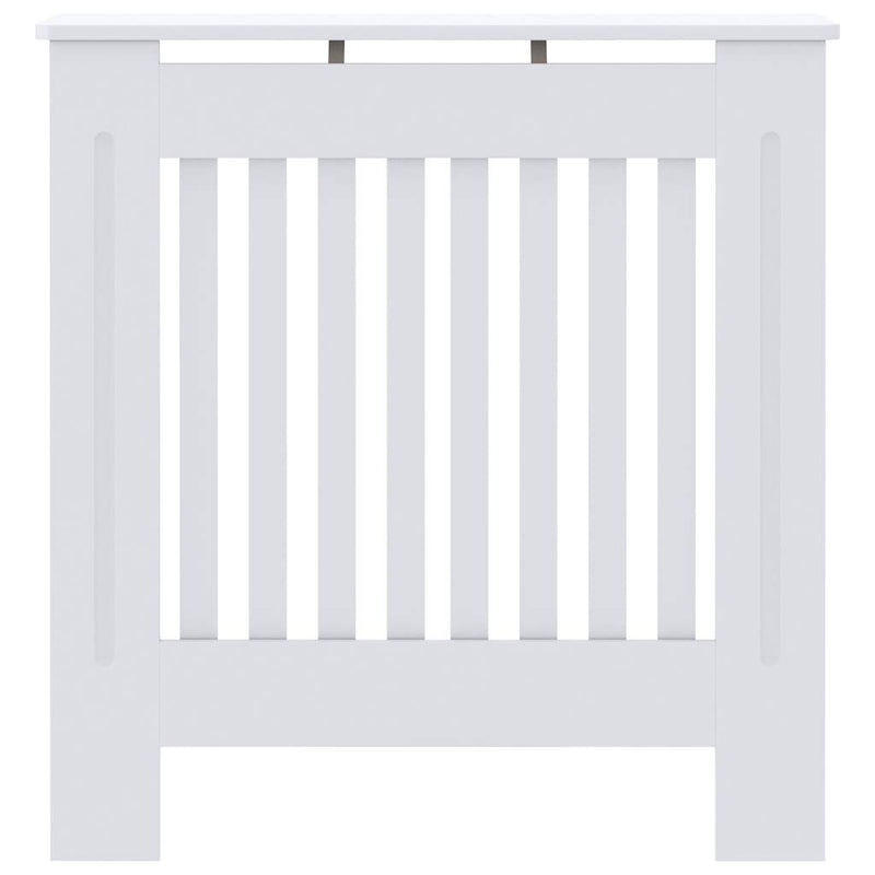 Mască pentru calorifer, alb, 78 cm, lemn prelucrat