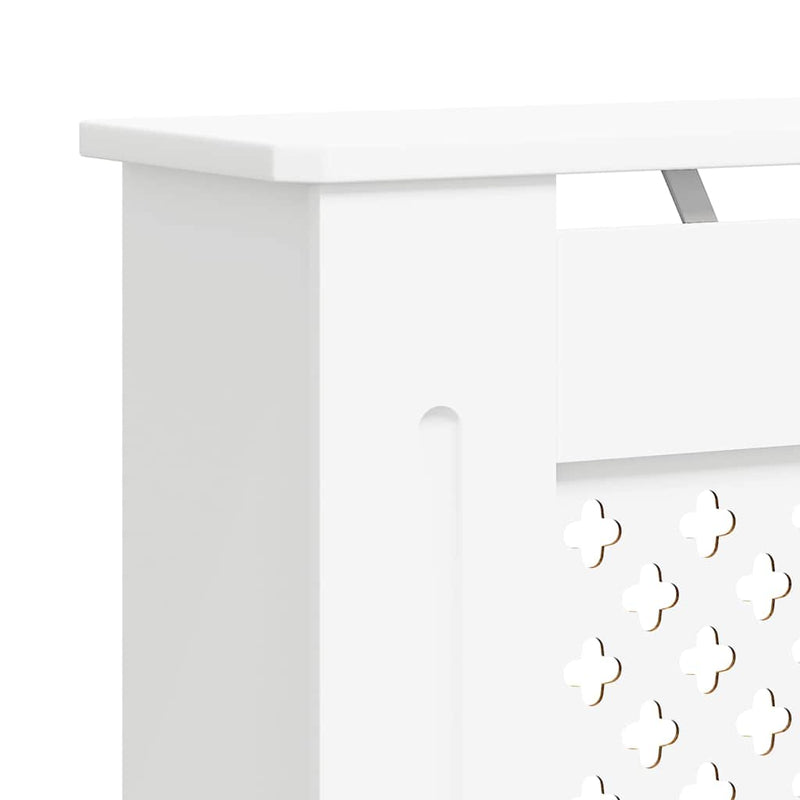 Mască pentru calorifer, alb, 78 cm, MDF