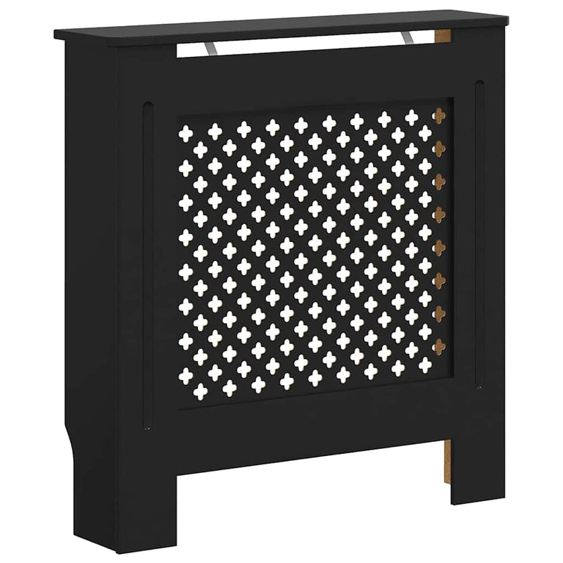 Mască pentru calorifer, negru, 78 cm, MDF