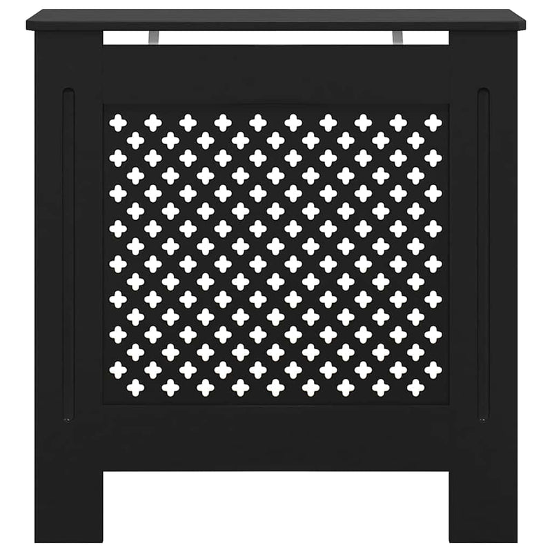 Mască pentru calorifer, negru, 78 cm, MDF