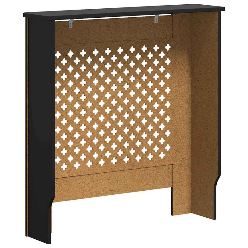 Mască pentru calorifer, negru, 78 cm, MDF
