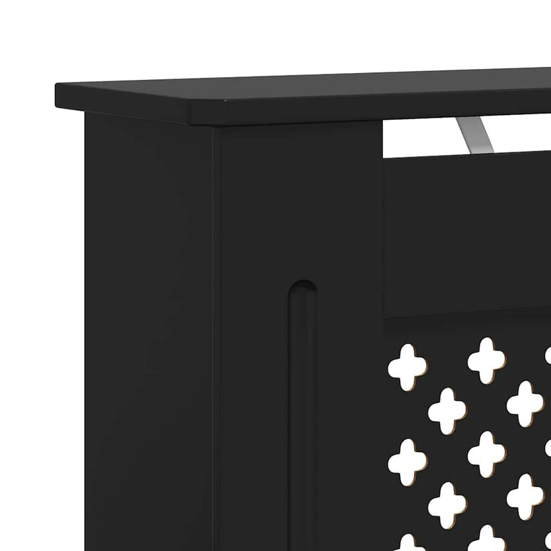Mască pentru calorifer, negru, 78 cm, MDF
