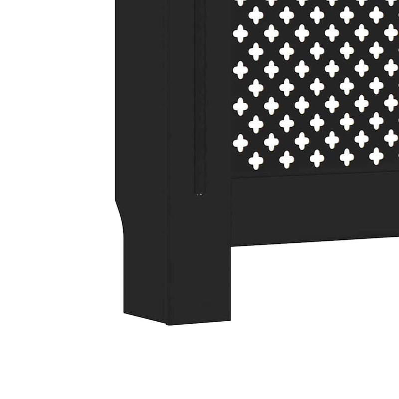 Mască pentru calorifer, negru, 78 cm, MDF