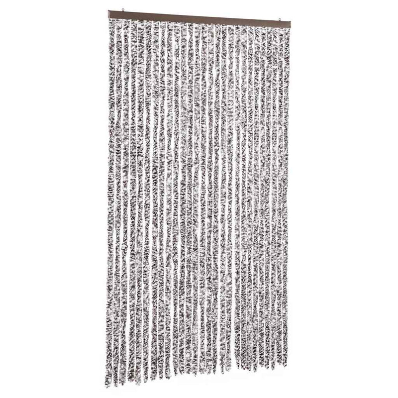 Perdea pentru insecte, maro și bej, 118 x 220 cm, Chenille