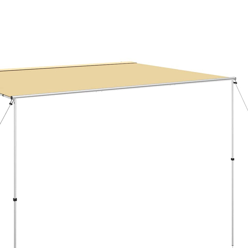 Copertină pentru camping & rulote, bej, 4x3x2,15 m