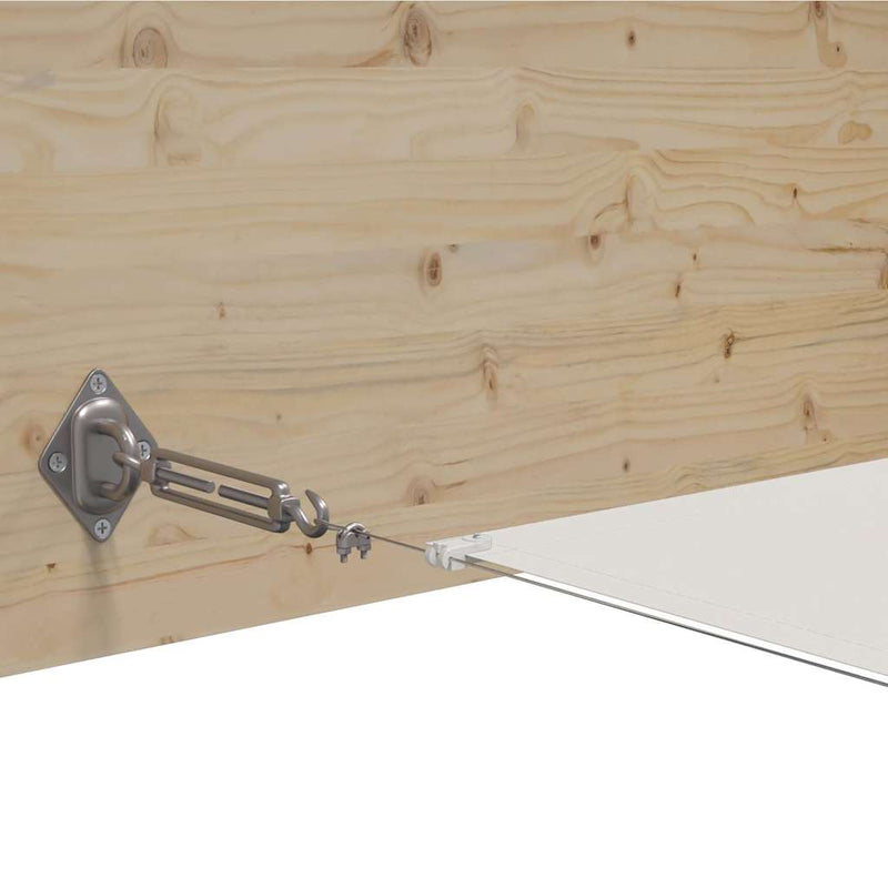 Copertină verticală, alb, 100x1000 cm, țesătură Oxford