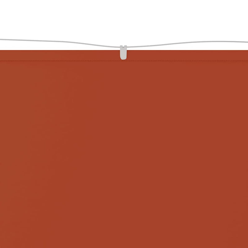 Copertină verticală, teracotă, 100x800 cm, țesătură Oxford