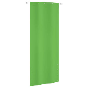 Paravan de balcon, verde deschis, 100x240 cm, țesătură oxford