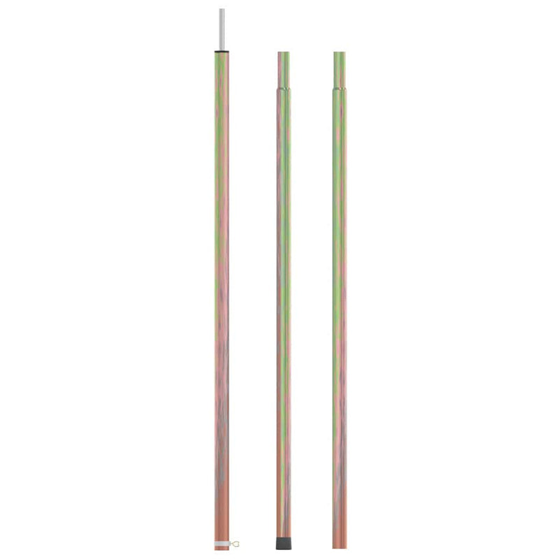 Stâlp telescopic pentru cort, lungime 170-255 cm, oțel zincat