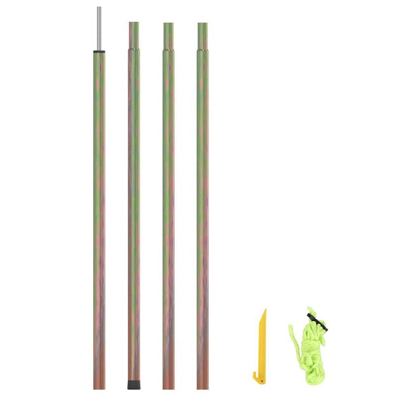 Stâlp pentru parasolar, 250 cm, oțel zincat