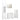 Set mobilier de baie, 4 piese, alb, lemn prelucrat