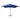 Umbrelă suspendată cu stâlp, albastru azuriu, 3x3 m, lemn brad