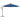 Umbrelă în consolă de grădină cu LED-uri, albastru azur, 350 cm