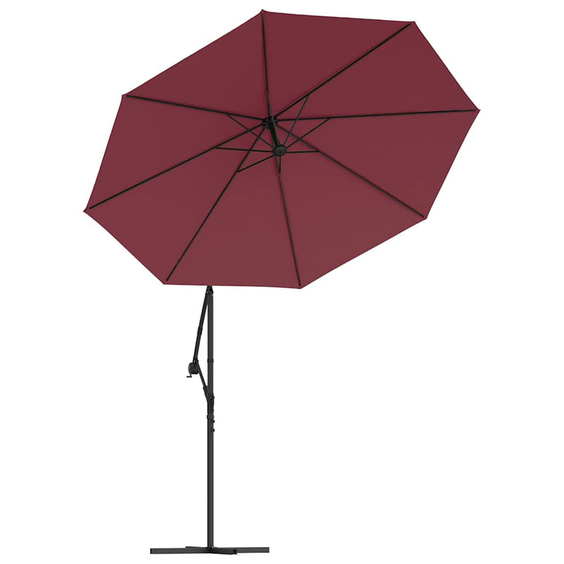 Husă de schimb pentru umbrelă de grădină, roșu bordo, 350 cm