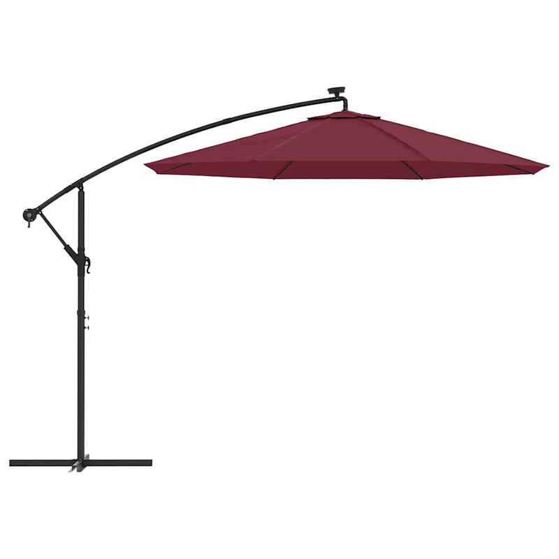 Husă de schimb pentru umbrelă de grădină, roșu bordo, 350 cm