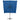 Umbrelă cu 4 niveluri, stâlp aluminiu, albastru azur 250x250 cm