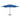 Umbrelă cu 4 niveluri, stâlp aluminiu, albastru azur 250x250 cm
