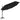 Umbrelă de soare cu 4 niveluri, stâlp aluminiu, negru, 3x3 m