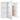 Set mobilier de baie, 3 piese, alb, lemn prelucrat