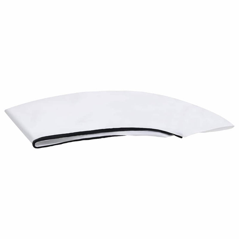 Parasolar barcă Bimini cu 2 arcuri, alb, 180 x 150 x 110 cm
