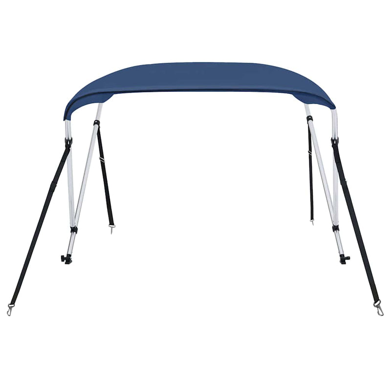 Parasolar barcă Bimini cu 2 arcuri, bleumarin, 180x150x110 cm