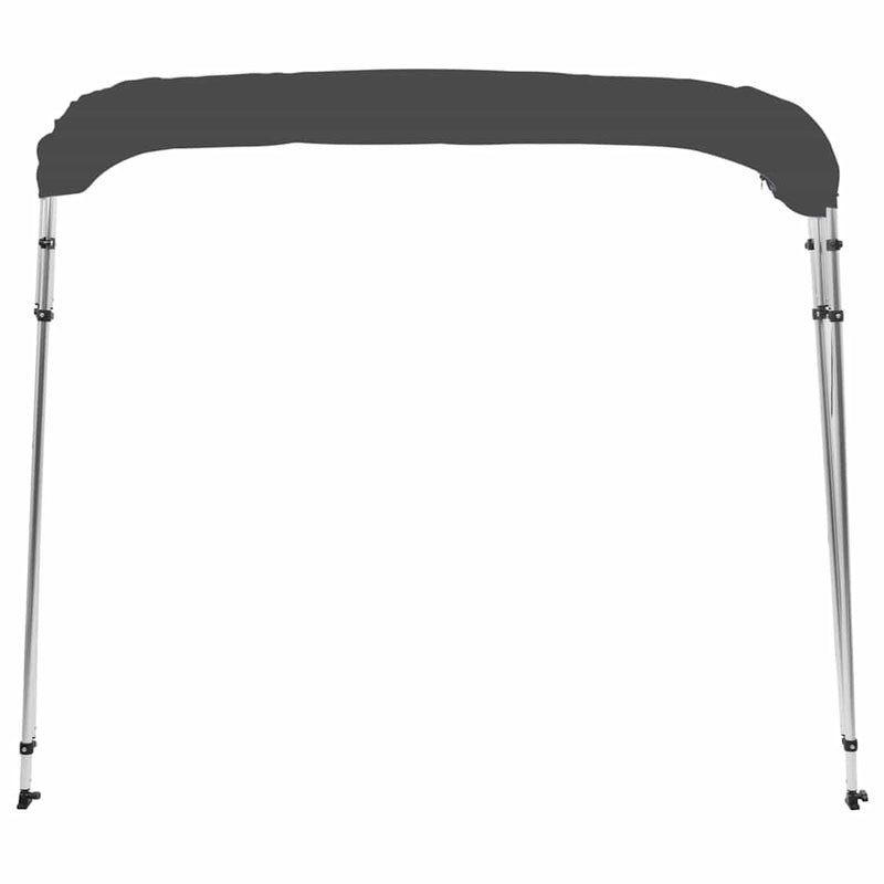 Parasolar barcă Bimini cu 4 arcuri, antracit, 243x180x137 cm