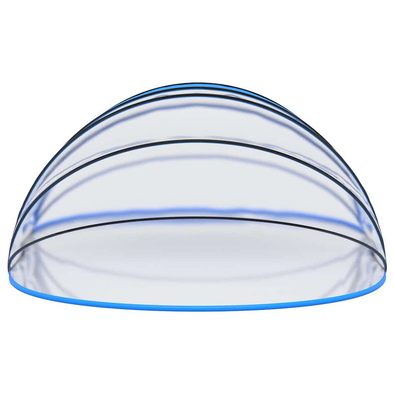 Cupolă pentru piscină, 620x410x210 cm, oval