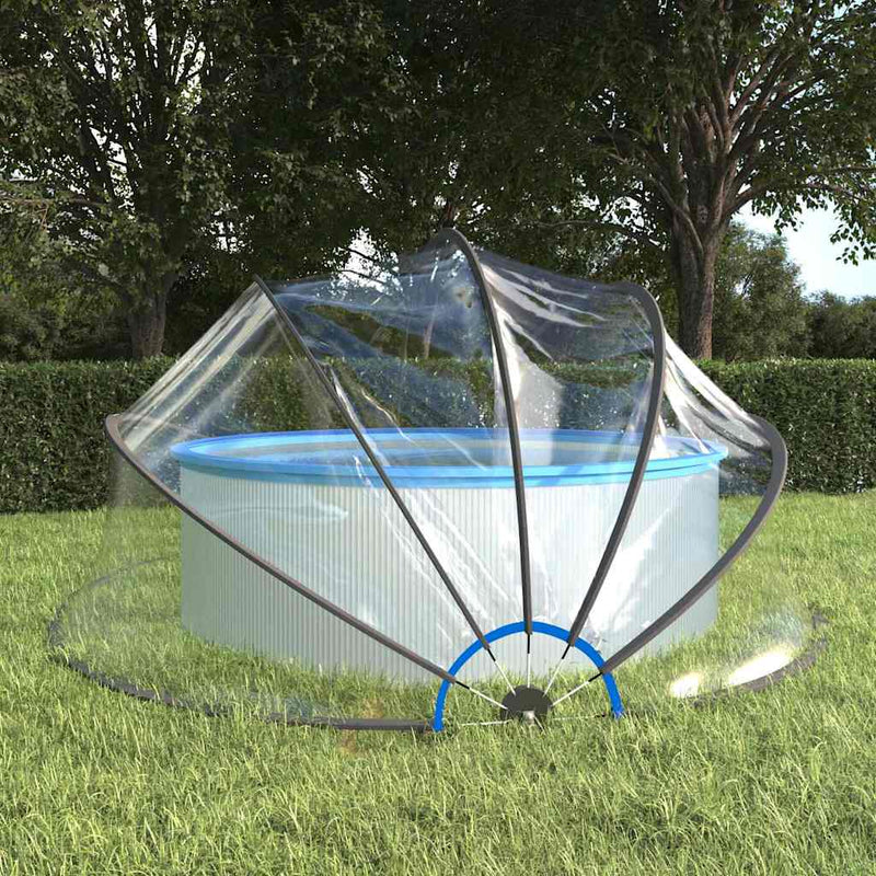Cupolă pentru piscină, 500 x 250 cm
