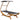 Pat de exterior cu baldachin antracit 100x190x134 cm lemn masiv